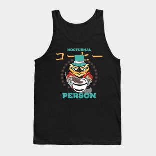 Nocturnal Coffee Person ReColor #2 Tank Top